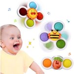 3pcs jouet fidget sensoriels jouets de bain ventouses spinner cadeaux anniversaire noel pour enfant de ...