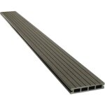 Lot de 3 lames de terrasse composite alvolaires - long: 24m - surface 1m - ardoise