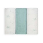 Lot de 3 langes b�b� motif chats