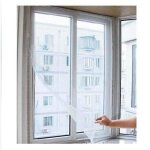 Moustiquaires - lot de 3 - blanc - 130 x 155cm - fixation auto - agrippante - ajustable Moustiquaires - lot de 3 - blanc - 130 x 155cm - fixation auto - agrippante - ajustable