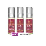 Musc parfum - al rehab - rasha - floral - 6ml - lot de 3
