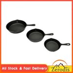 Lot de 3 po�les en fonte - bk50122 (pla)