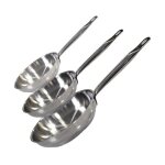 Lot de 3 poêles inox de 24 cm 28 cm et 32 cm elo profi therm Lot de 3 poêles inox de 24 cm 28 cm et 32 cm elo profi therm
