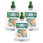 Lot de 3 recharges diffuseur spray automatique dsodorisant sans gaz bois de cdre et eucalyptus