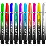 Lot 3 shafts pour fl�chettes harrows supergrip fusion court noir / vert