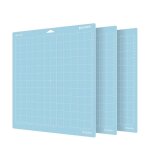 Lot de 3 tapis de dcoupe pour cricut explore / maker adhsif lger bleu