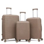 Lot de 3 valises polypropyl�ne travel light - lys paris 2551 / 3