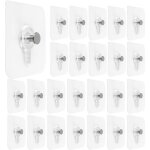 Lot de 30 fixations murales sans percer crochets adh�sifs muraux pour cadres photo tableaux horloges ...