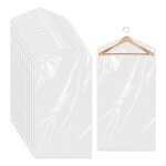 Lot de 30 housses de protection transparentes pour v�tements - 60 x 90 cm