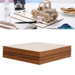 Lot de 30 plaques de contreplaqu� 400 x 400 x 3 mm en bois de tilleul �pais pour projets laser bricolage ...