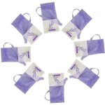 Lot de 30 sachets pour sachets parfum�s � la lavande (vides) refermable par cordon 30 unit�s violet clair ...