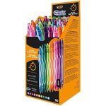 Lot de 30 stylos  bille bic - encre gel - multicolore - pointe moyenne - rechargeable