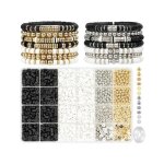 Lot de 3000 perles en argile polym�re pour bracelets colliers bracelets � enfiler faire soi - m�me des ...