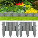 Lot de 36 bordures de pelouse style contemporain - bordure de jardin gris 10 m pp �l�gant ?20892