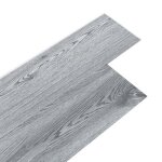 Lot de 36 rev�tement de sol en pvc autocollant - lle pvc adhesive sol - 5 01 m� - sol gris gris sols ...