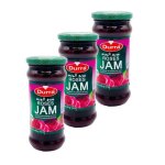 Durra - lot 3x confiture de rose - durra - pot 430g