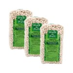 Grain de frais - lot 3x haricot lingot blanc - grain de frais - paquet 1kg