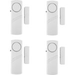 Alarme pour porte et fentre - scurit - lot de 4 - sans fil - 95 db - installation facile