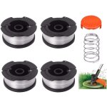 Lot de 4 bobines de fil de 9 m pour coupe - bordure - 16 mm de diamètre - fil en nylon - pour débroussailleuse ... Lot de 4 bobines de fil de 9 m pour coupe - bordure - 16 mm de diamètre - fil en nylon - pour débroussailleuse ...