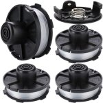Lot de 4 bobines de fil de rechange pour d�broussailleuse makita 195858 - 1 / 196146 - 9 - 16 mm 83 m ...