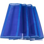 Lot de 4 bottes anti - mouches en maille pour cheval - bleu - pour protger les jambes de cheval