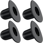 Bouchons de vidange de piscine - intex - universel - noir - plastique - lot de 4