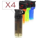 Lot de 4 briquets tempte torche lux avec tte chalumeau