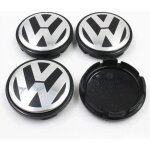 Lots de 4 caches moyeux - centres de roues - cabochons - volkswagen - 56mm