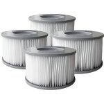 Lot de 4 cartouches filtrantes pour spa gonflable mspa
