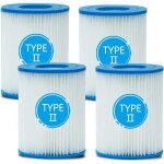 Lot de 4 cartouches de filtration - aucune - bestway ii - filtres spa pour piscine - bestway 58094 cartouches ...