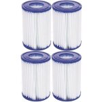 Cartouches de filtration pour pompe piscine - bestway type 2 fd2137 - couleur blanche