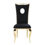 Lot de 4 chaises baroque royal gold velours