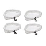 Lot de 4 chiffons de rechange pour balai vapeur en microfibre pads de nettoyage universel compatible ... Lot de 4 chiffons de rechange pour balai vapeur en microfibre pads de nettoyage universel compatible ...