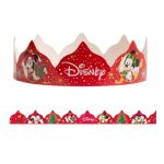 Lot de 4 couronne de galette des rois mickey & minnie disney - epiphanie feve fete