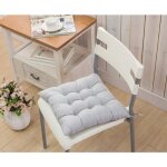 Lot de 4 coussin de chaise paissi carr - 40 * 40 cm grey
