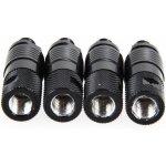 Lot de 4 dtecteurs de pche  la carpe  libration rapide et btons de canne  pche.