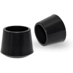 Lot de 4 embouts ronds antid�rapants en caoutchouc synth�tique pour pieds de chaise 30 mm 30 cm de diam�tre ...
