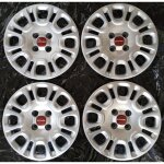 Enjoliveurs - fiat panda easy 2012> - lot de 4 - 14 pouces - logo rouge Enjoliveurs - fiat panda easy 2012> - lot de 4 - 14 pouces - logo rouge