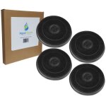 Lot de 4 filtres � charbon compatibles chf03b pour hotte bosch dhz2701 neff z5101x0 11005728 siemens ...