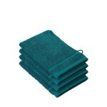 Stephanie - lot de 4 gants - 100% coton peign - coloris vert sapin lake green - 540 g - m