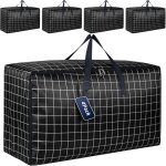 Lot de 4 grandes bo�tes de rangement extra large avec couvercles pour d�m�nagement robustes sacs de rangement ...