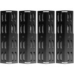 Lot de 4 housses de br�leur universelles pour barbecue � gaz en porcelaine - pi�ces de rechange - r�glable ...