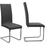 Lot de 4 housses de chaise extensibles en microfibre lasthanne universelle pour chaise salle  manger ...