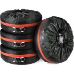 Lot de 4 housses de pneus 19 - 23 sacs � pneus de voiture imperm�able anti - poussi�re housses de protection ...