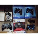 Lot de 4 manettes sony playstation 3 ps3 neuve 2 sans fil une turbo 2 filaire