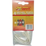 Lot de 4 mèches plates pour lampe tempête - 1x9 cm Lot de 4 mèches plates pour lampe tempête - 1x9 cm
