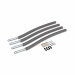 Montant infrieur filet de scurit trampoline ?305  ?490cm (lot de 4) 4 montants infrieurs pour trampolines ...