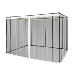 Lot de 4 moustiquaires zipp�es nobeez pour barnum