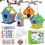 Lot de 4 nichoir pour enfants de 5 � 8 ans 8 � 12 ansmaison doiseau bricolage kit kit de nichoir � construire ...