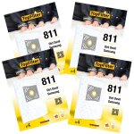 Lot de 4 packs de 4 sacs aspirateur 64811 samsung et dirt devil topfilter premium